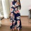 Rochie maxi florala de toamna 6