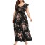 Rochie maxi florala marime plus 6