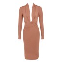 Rochie midi cu decolteu 4
