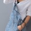 Rochie midi din denim cu laclem 3