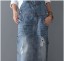 Rochie midi din denim cu laclem 4