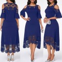 Rochie midi formala plus marime 5