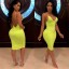 Rochie sexy neon 3