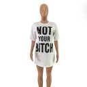 Rochie tricou cu inscripție 5