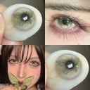 Ročné farebné kontaktné šošovky s dioptriou -8.00 s motýlom v dúhovke dekoratívne šošovky pre cosplay anime efekt 2