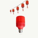 Rød udendørs LED-pære E27 10x5 cm 10W dekorativ belysning festlys energibesparende pære 270° lysvinkel lang levetid 30.000 timer 2