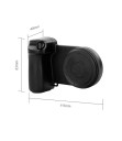 Roda estabilizadora de câmara 117 x 83 x 40 mm Suporte manual para telefone para iPhone Android Fotografia e gravação estáveis 3