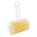 Rodillo limpiador de textil y ropa Para pelusas y polvo Cubierta protectora transparente Mango con gancho de suspensión Plástico y TPR 17 x 4