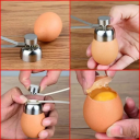 Roestvrijstalen schelpensnijder 10 x 3,5 cm Eieropener Keuken-eigereedschap Eenvoudig eieren openen Thuis ontbijtbereiding 2