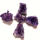 Roher Amethyststein, 2–5 cm, unregelmäßig, natürliches Mineral, Dekoration, Heimaltar, Edelstein, Geschenk, Kristall zur Entspannung 4