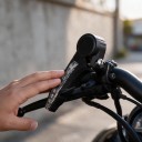 Rohos para guiadores com luz LED azul 2 pcs Luz de aviso para bicicleta Ângulo ajustável 90° Plástico ABS Bateria LR1130 Preta Para bicicletas 5