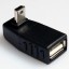 Rohová redukce Mini USB 5pin na USB 1