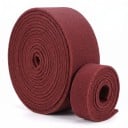 Rolă universală de șmirghel din vată 12,7 x 100 cm Grosime 8 mm Vată din nailon Roșu castaniu Pentru șlefuirea lacului și pregătirea suprafeței 5