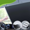 Roleta zaciemniająca bez wiercenia 40 x 125 cm Moskitiera okienna z przyssawkami Zasłona przeciwsłoneczna Rolety do mieszkania Biuro Samochód 2