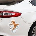 Rolig kattbil klistermärke B471 3