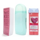 Roll-On Wax Heater Set 40 W 100–240 V Electric Hair Removal Waxing Device with Wax and 100 Depilatory Strips Complete Hair Removal Kit 7