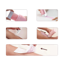 Roll-On Wax Heater Set 40 W 100–240 V Electric Hair Removal Waxing Device with Wax and 100 Depilatory Strips Complete Hair Removal Kit 3