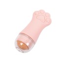 Roller facial absorvente de gordura para o rosto Bola de massagem em pedra vulcânica absorvente de gordura do rosto Rolinho contra brilho facial em forma de pata de gato 7,5 x 3 cm 1