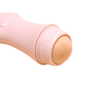 Roller per il viso assorbente di sebo Massaggiatore a sfera in pietra vulcanica assorbente di sebo per il viso Roller contro il viso lucido a forma di zampa di gatto 7,5 x 3 cm 2
