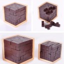 Rompecabezas 3D de cubo de madera 4