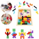 Rompecabezas de tetris de madera 1