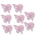 Rond de serviette en papier avec papillon 50 pcs 4