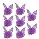 Rond de serviette en papier avec papillon 50 pcs 5