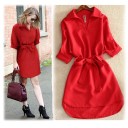 Ronda Plain Mini Dress 7