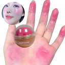 Ronde gel-crème blush 4,6 x 3,9 x 3,8 cm Hydraterende opbouwbare bolvormige blush voor wangen en ogen Stralend effect zonder krijtachtige uitstraling 3