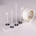 Ronds adhésifs transparents 12 mm 100 pcs 2