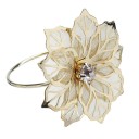 Ronds de serviette décoratifs avec fleur 12 pcs 6