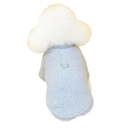 Ropa de invierno cálida para perros pequeños Chaqueta de felpa aislante para perros Chaqueta polar suave para cachorros Ropa para perros de 5,5 a 7 kg 4