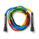 Rope a perline NEVERTOOLATE 128 g Segmenti rigidi in PE 2,5 cm Corda 2,9 m Lunghezza regolabile Per freestyle e cardio 1