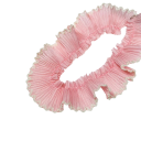 Rosa blondebånd 3 cm x 91 cm Chiffon dekorativt bånd med dekorativ kant Dekorativ blonde til syning af tøj dekorationer DIY 2