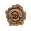 Rosa de madeira decorativa 5 unidades 3