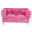 Rosa Sofa für eine Puppe 2