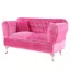 Rosa Sofa für eine Puppe 4