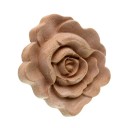 Rose en bois décorative 5 pièces 4