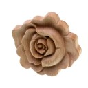 Rose en bois décorative 5 pièces 5
