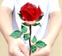 Rose en cristal décoratif 3