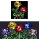 Rose en cristal décoratif 2