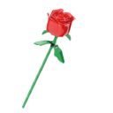 Rosenbausatz 21 cm Blume aus Steinen Kreatives Modell Lego Dekoration Romantisches Geschenk für Kinder und Erwachsene Kreationen aus Steinen 1