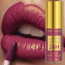 Rossetto liquido metallico 3,6 ml Formula waterproof a lunga durata Lucentezza metallica Effetto scintillante attivo 13