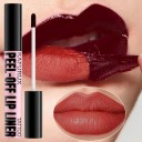 Rossetto Peel-Off Waterproof Lunga Durata Lip Tint Resistente al Trasferimento Rossetto Liquido Make-Up Lunga Durata per Labbra 9