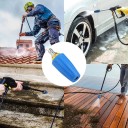 Rotačná turbo tryska pre vysokotlakový čistič 040 4.0 GPM 4000 PSI nerez hliník modrá pre umývanie betónu a dlažby 3