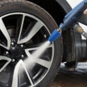 Rotacyjna turbo tryska do myjki ciśnieniowej 030 3.0 GPM 4000 PSI stal nierdzewna aluminium niebieska do mycia betonu i kamienia 4