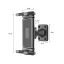 Rotating Wall Mount Holder for Tablets and Phones 4.7-15 Inches 360° Sturdy Base Stand 6