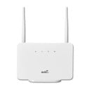Roteador WiFi 4G LTE 300 Mb/s CPE106-E ABS branco modem doméstico com suporte a SIM adaptador UE 145×95×45 mm para partilha de internet móvel 5