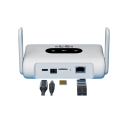 Roteador WiFi 4G LTE WiFi6 300 Mb/s modem 2,4 GHz com cartão SIM 2 antenas externas roteador portátil branco para internet em casa e em viagem 2
