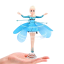 Rotující hračka ve tvaru princezny Svítící létající hračka pro dívky s USB nabíjením Létající princezna Elsa 20 x 19 cm 2